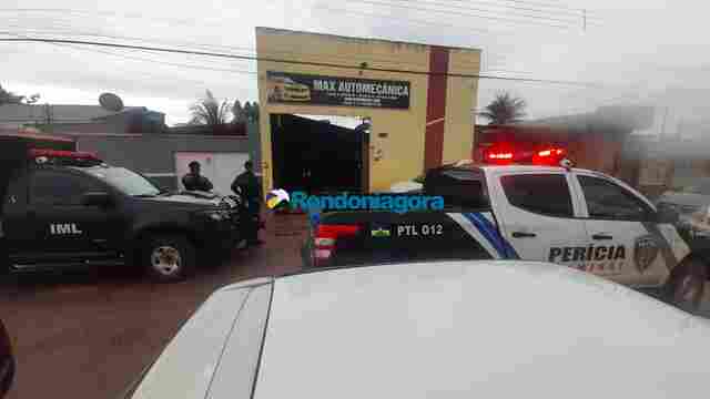 Homem morto a tiros reagiu a tentativa de assalto em oficina