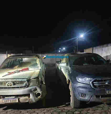 PM salva família sequestrada em União Bandeirantes e recupera caminhonetes