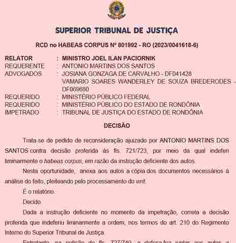 Foragido, “Galo Velho” sofre nova derrota no STJ e ordem de prisão é mantida