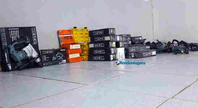 Trio é preso por envolvimento em furto de dezenas de ferramentas elétricas na capital