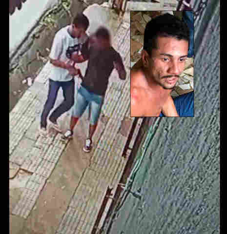 Vídeo: ladrão é flagrado roubando R$ 5 mil de pescador, mas acaba preso por agentes da 1ª DP