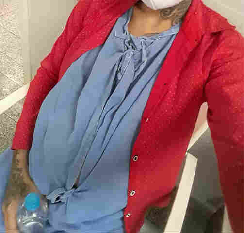 Medo de perder a criança: grávida transferida para o HB está com fortes dores e aguarda parto em cadeira