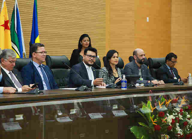 Presidente da Assembleia parabeniza Parlamento Amazônico e agradece visita de deputados de 9 estados