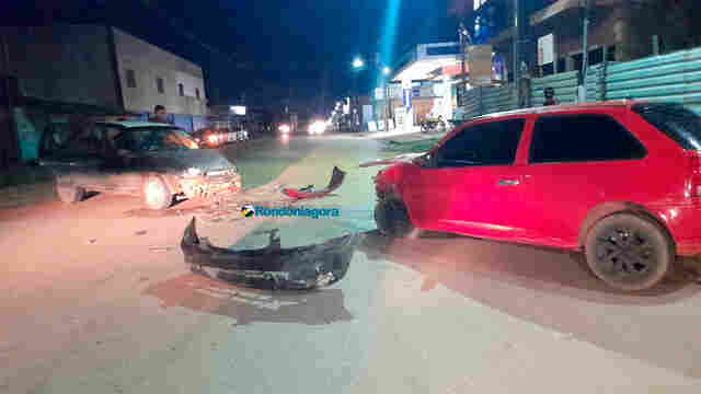 Duas crianças ficam feridas após colisão frontal de veículos em Porto Velho