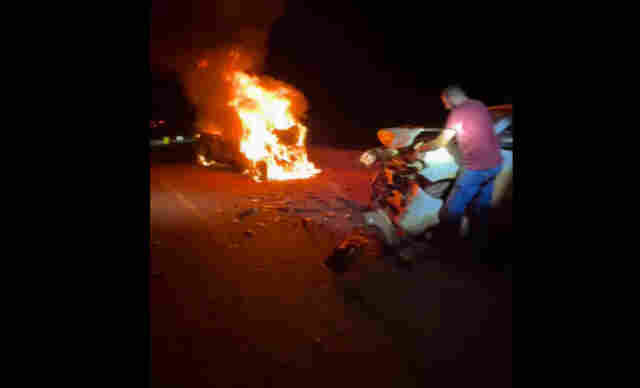 Ex-prefeito morre carbonizado após colisão frontal em rodovia do interior de Rondônia