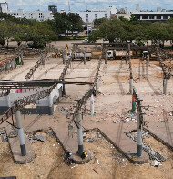 Demolição da antiga rodoviária da capital deve ser concluída até o final de semana