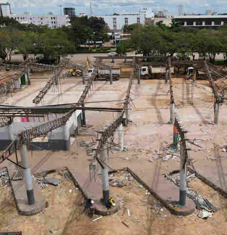 Demolição da antiga rodoviária da capital deve ser concluída até o final de semana