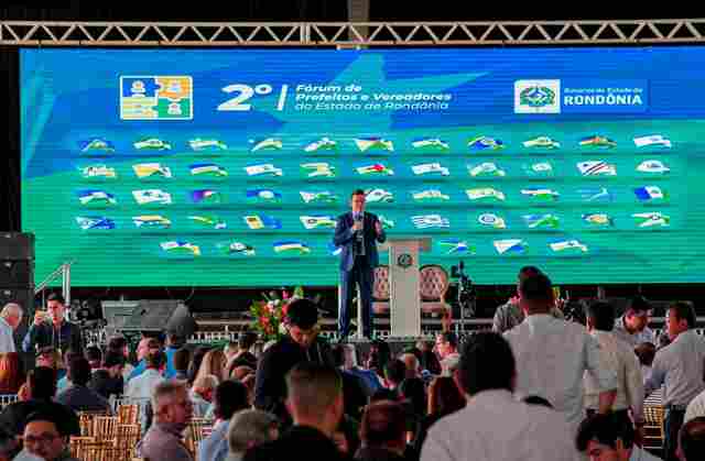 Fórum de prefeitos e vereadores de Rondônia acontece nesta quinta-feira, em Porto Velho

