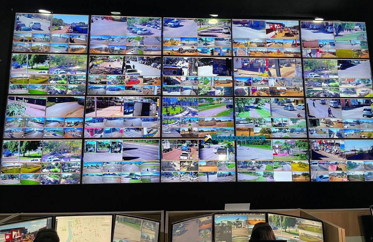 Após um mês de testes, totens de videomonitoramento começam a funcionar e já atendem ocorrências