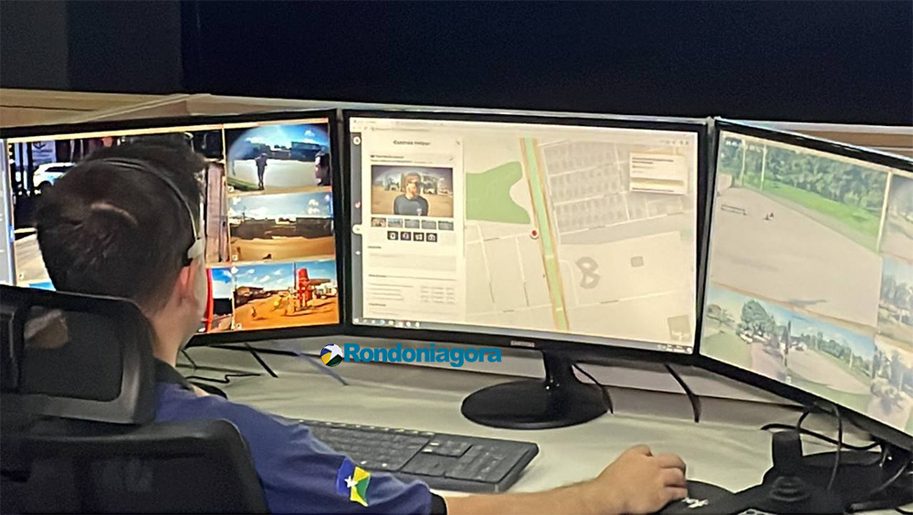 Após um mês de testes, totens de videomonitoramento começam a funcionar e já atendem ocorrências