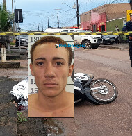 Bandidos interceptam e matam motociclista no meio da rua, na zona sul da capital