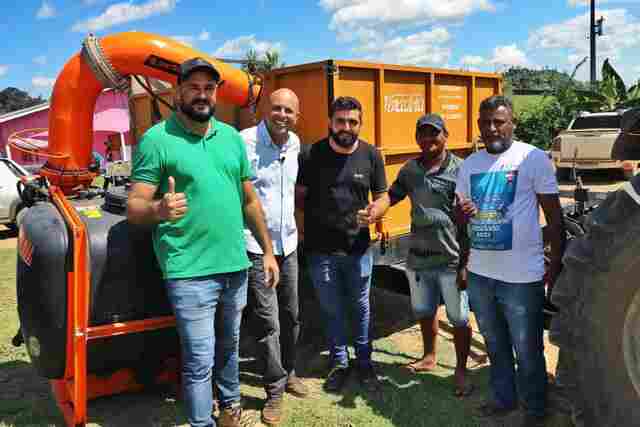 Ismael Crispin fortalece distrito de Rio Branco ao contemplar três associações com implementos agrícolas