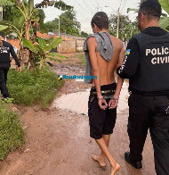 Preso criminoso apontado como um dos autores do assassinato da adolescente Andressa Cristina