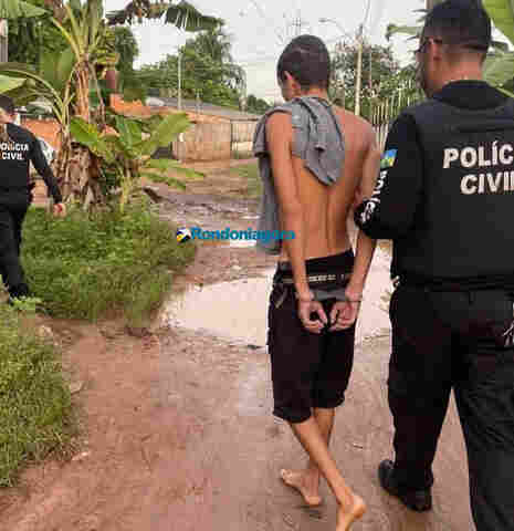 Preso criminoso apontado como um dos autores do assassinato da adolescente Andressa Cristina