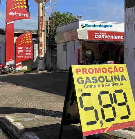 Plataforma nacional recebeu apenas 25 denúncias sobre preços abusivos dos combustíveis em Rondônia