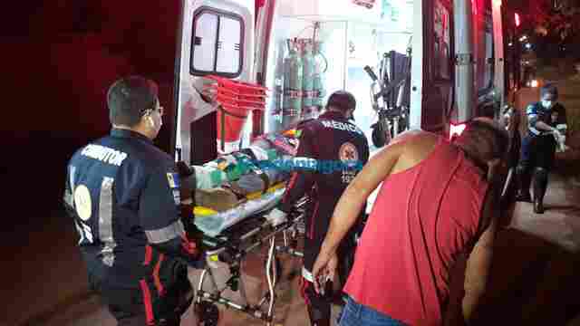 Acidente deixa motociclista com fratura em cruzamento da zona leste