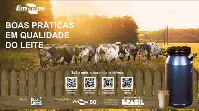 Vídeo orienta sobre boas práticas em qualidade do leite
