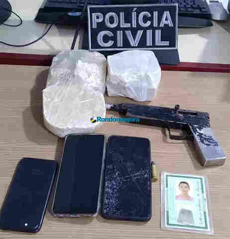 Traficante é preso com mais de um quilo de droga, durante operação contra assaltantes
