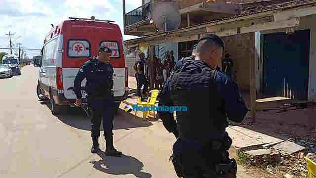 Mãe e dois filhos são atacados a tiros em frente a bar na zona leste de Porto Velho