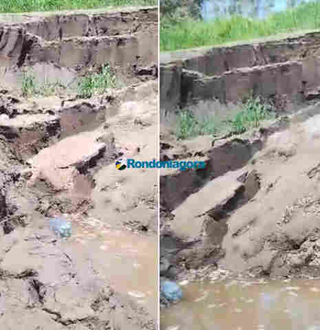 Barranco desmorona durante pescaria e deixa mortos em Porto Velho