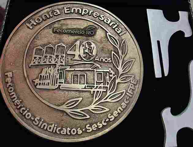 Grupo Rovema recebe homenagem em comemoração aos 40 anos da Fecomércio Rondônia