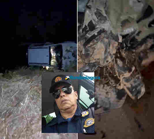 Sargento da PM morre após colisão frontal entre dois carros na BR-364