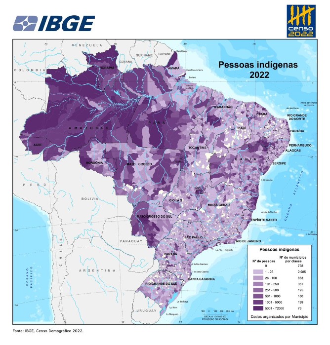 Censo 2022: 21 mil indígenas vivem em Rondônia, segundo o IBGE