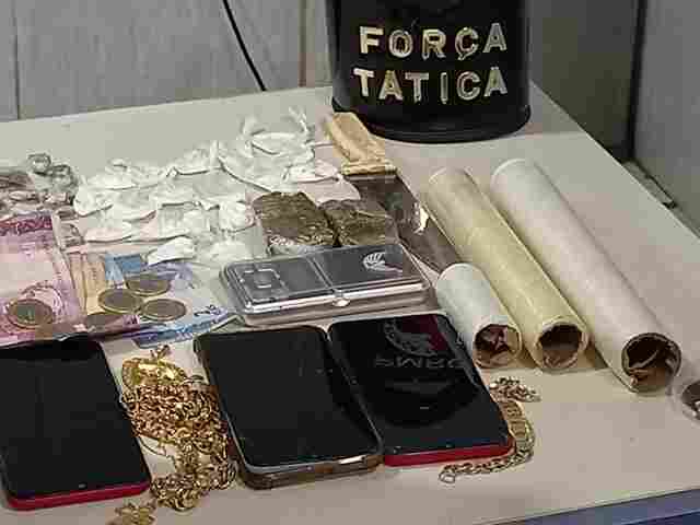 PM prende grupo que comandava boca de fumo na zona leste da capital