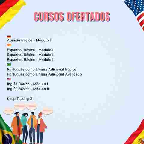 Campus Calama do Ifro oferece cursos de Alemão, Espanhol, Inglês e Português como língua adicional