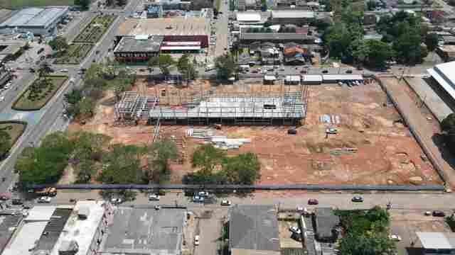 Obras avançam para construção da primeira laje da nova rodoviária
