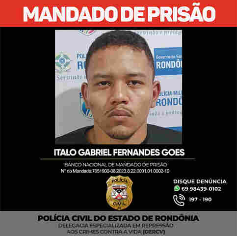 Polícia Civil esclarece assassinato e pede ajuda para localizar envolvido no crime