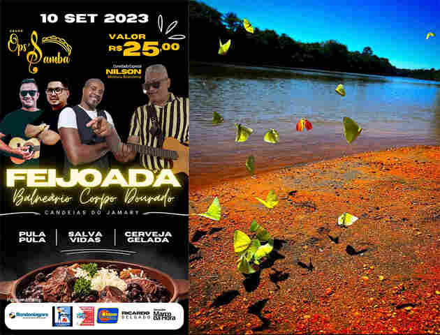 Feijoada do balneário Corpo Dourado acontece neste domingo em Candeias do Jamari