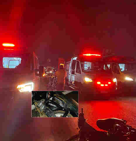 Morre uma das vítimas de grave acidente entre motos na BR-364
