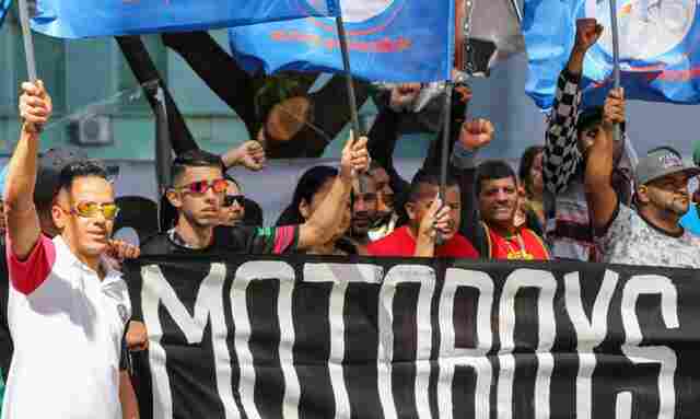 Motoboys pressionam por melhor acordo com empresas de aplicativo
