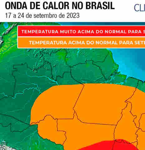 Rondônia na rota do calor extremo esta semana, alertam institutos de meteorologia