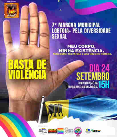  Marcha Municipal LGBTQIA+ pela Diversidade Sexual acontece domingo em Porto Velho