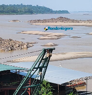 Rio Madeira chega ao menor nível já registrado em Porto Velho e situação fica alarmante