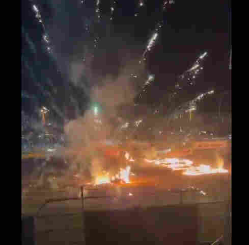 Queima de fogos na exposição de Alto Paraíso não estava autorizada, diz Corpo de Bombeiros