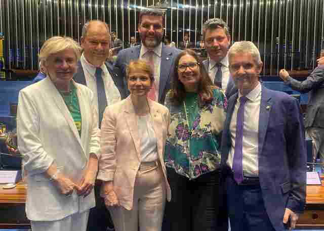 Senado Jaime Bagattoli vota a favor do povo ao aprovar o projeto de lei do Marco Temporal
