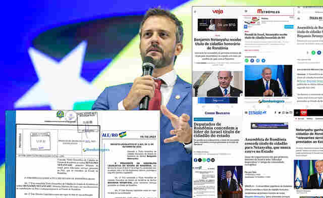 Após repercussão nacional, deputado diz que avalia revogação de título a Benjamin Netanyahu