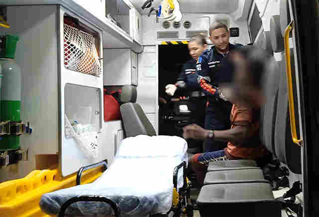 Idoso é atropelado, levado para UPA e após ser liberado é encontrado caído