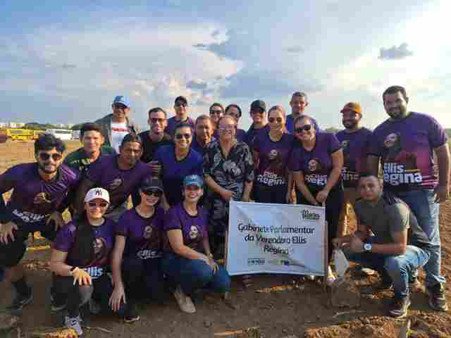 “Estamos plantando o futuro com essa ação ambiental”, diz vereadora Ellis Regina