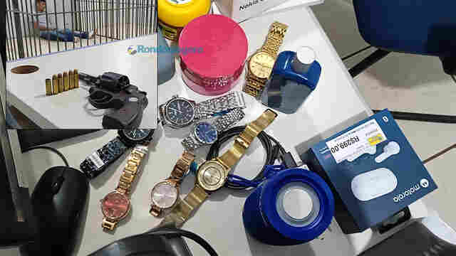 Apenado com tornozeleira é baleado e preso após assalto na capital