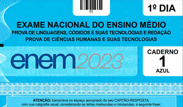 Confira os gabaritos oficiais do Enem 2023