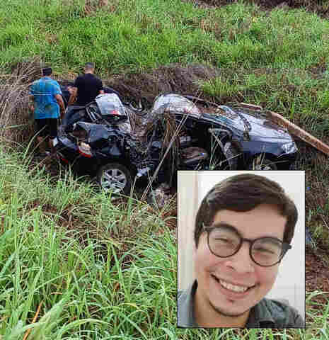 Psicólogo do Acre morre em Porto Velho após grave acidente na BR-364