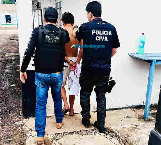 Foragido há um ano é preso pela Polícia Civil em Candeias do Jamari