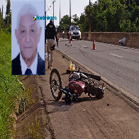 Identificado idoso que morreu ao tentar cruzar pista da BR-364 com moto nesta segunda-feira