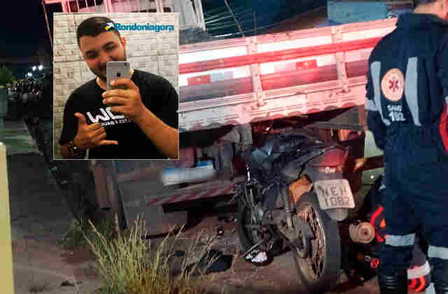 Motoboy morre em Porto Velho após colisão na traseira de caminhão