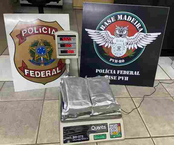 Moradora de Nova Mamoré é presa em Porto Velho tentando embarcar com 4,3 kg de cocaína para Natal