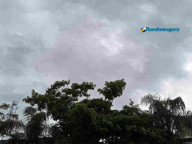 Inmet prevê pancadas de chuva com rajadas de ventos de até 60km/h em Rondônia